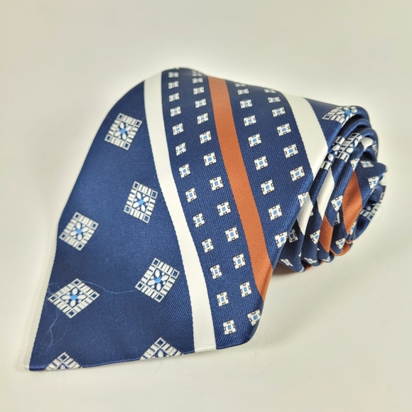 OLEG CASSINI | vintage pattern stripe tie - Picture 1 of 5